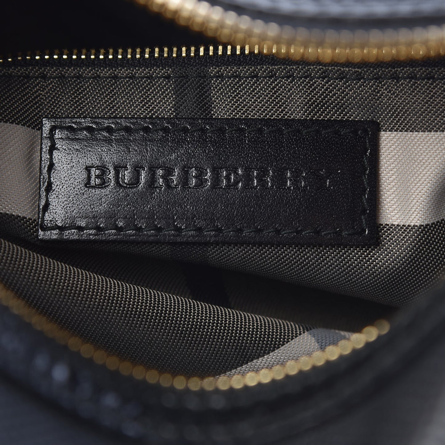 Calfskin Perforated Ellers Satchel Black