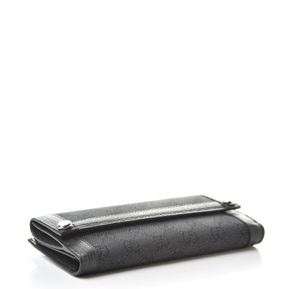 Gucci Monogram Continental Charmy Wallet Black 4 of 9