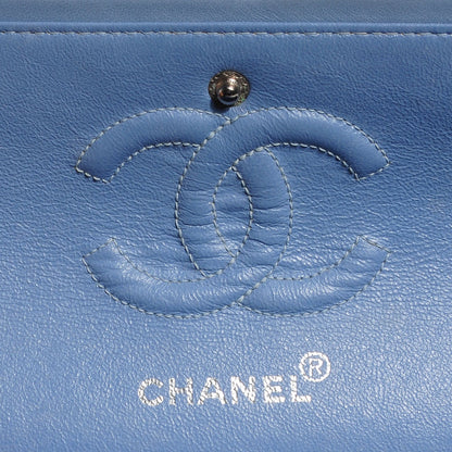Chanel Lambskin Small Double Flap Light Blue 8 of 8