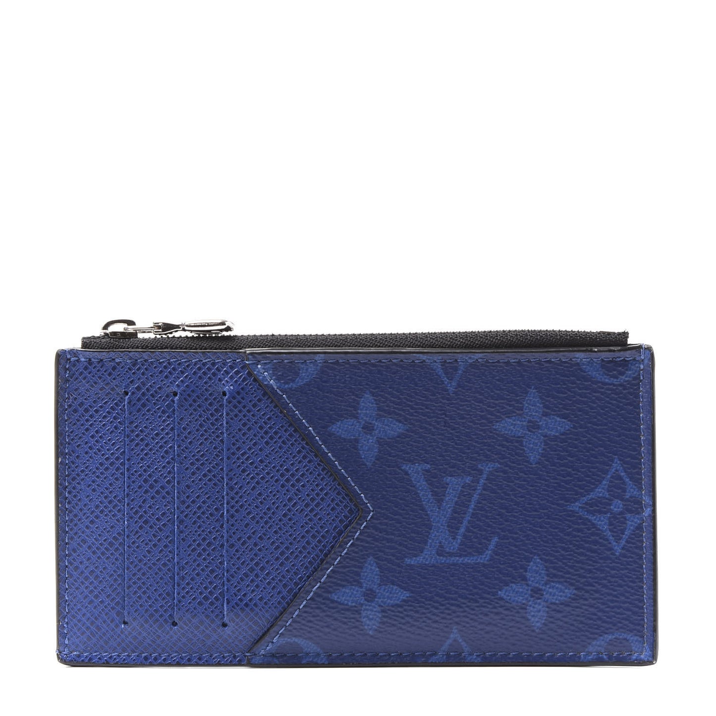 Monogram Taiga Coin Card Holder Cobalt