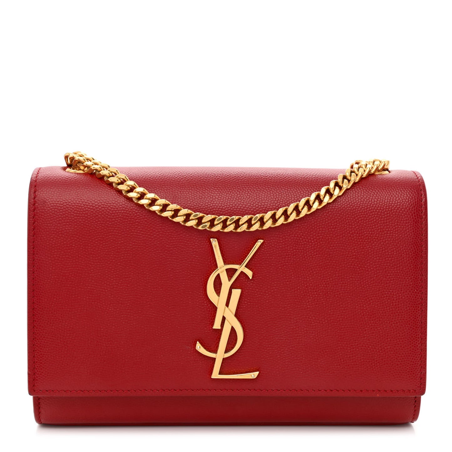 Grain De Poudre Small Monogram Kate Satchel Red