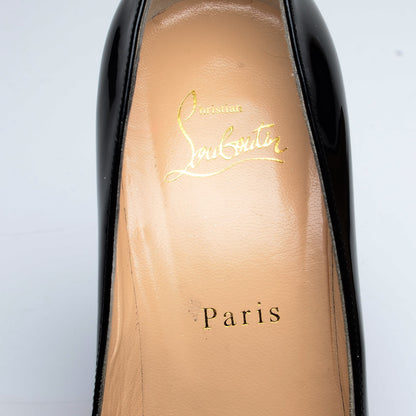 Christian Louboutin Patent Pigalle Follies 100 Pumps 39.5 Black 7 of 7