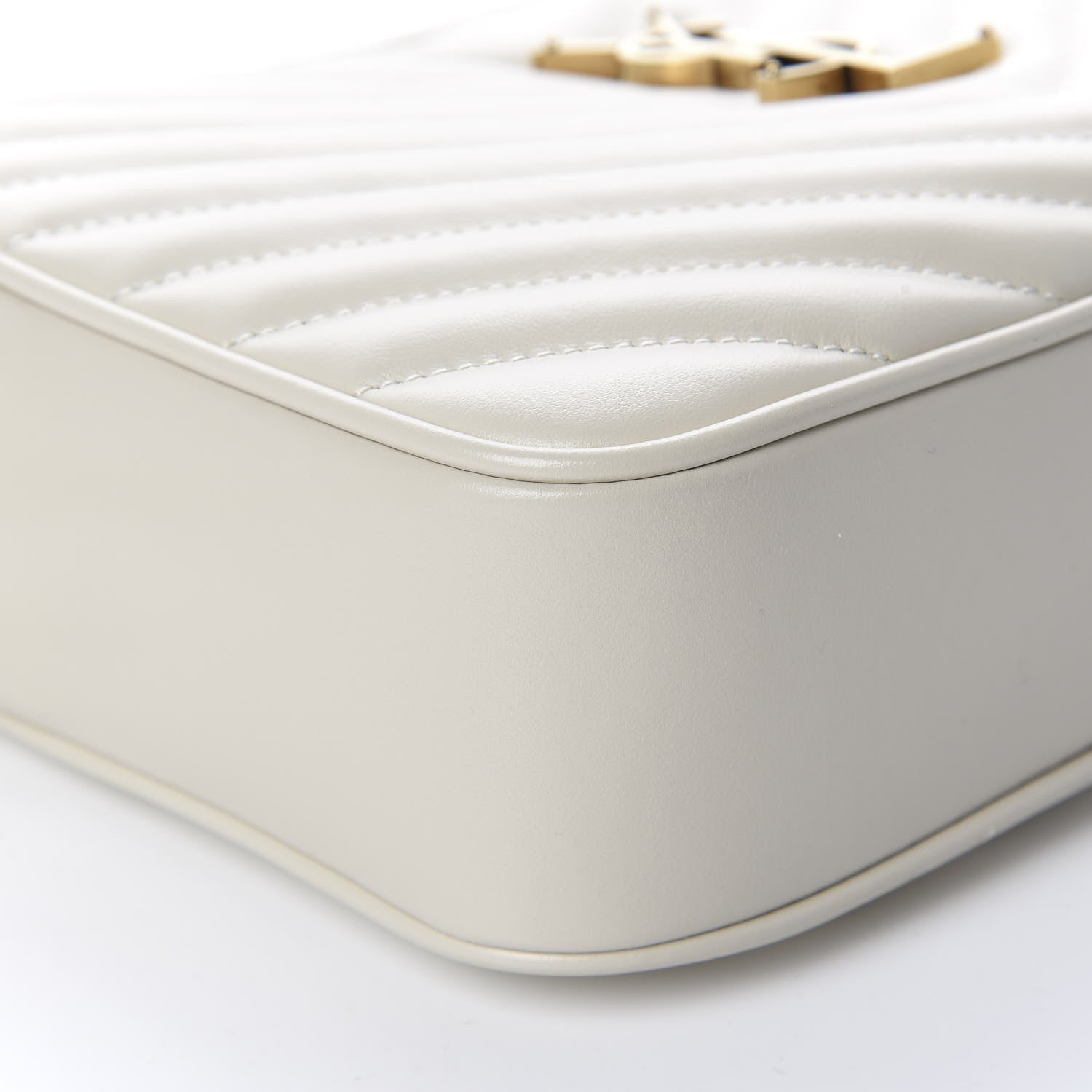 Saint Laurent Calfskin Matelasse Monogram Lou Camera Bag Crema Soft 6 of 11