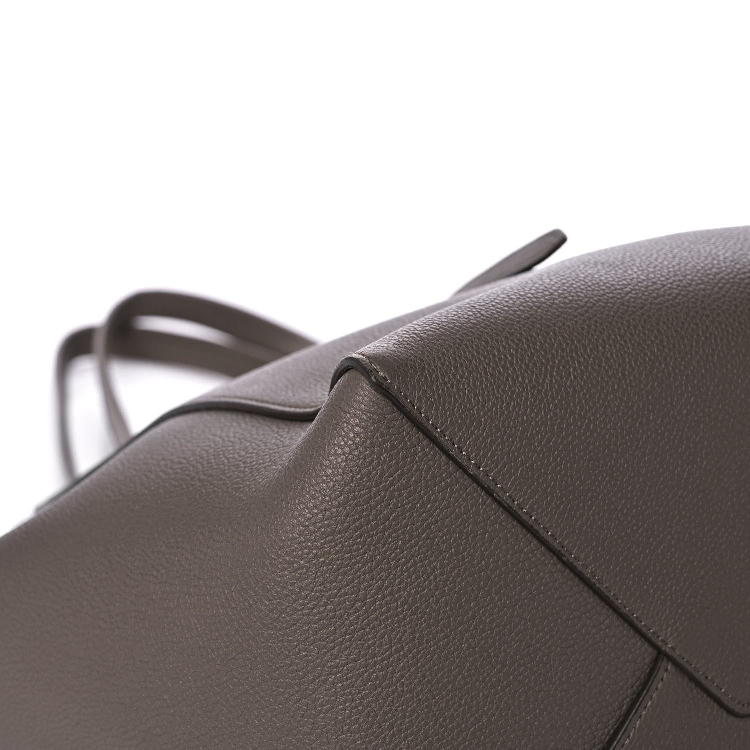 Celine Soft Grained Calfskin Small Belt Cabas Phantom Taupe 9 of 13