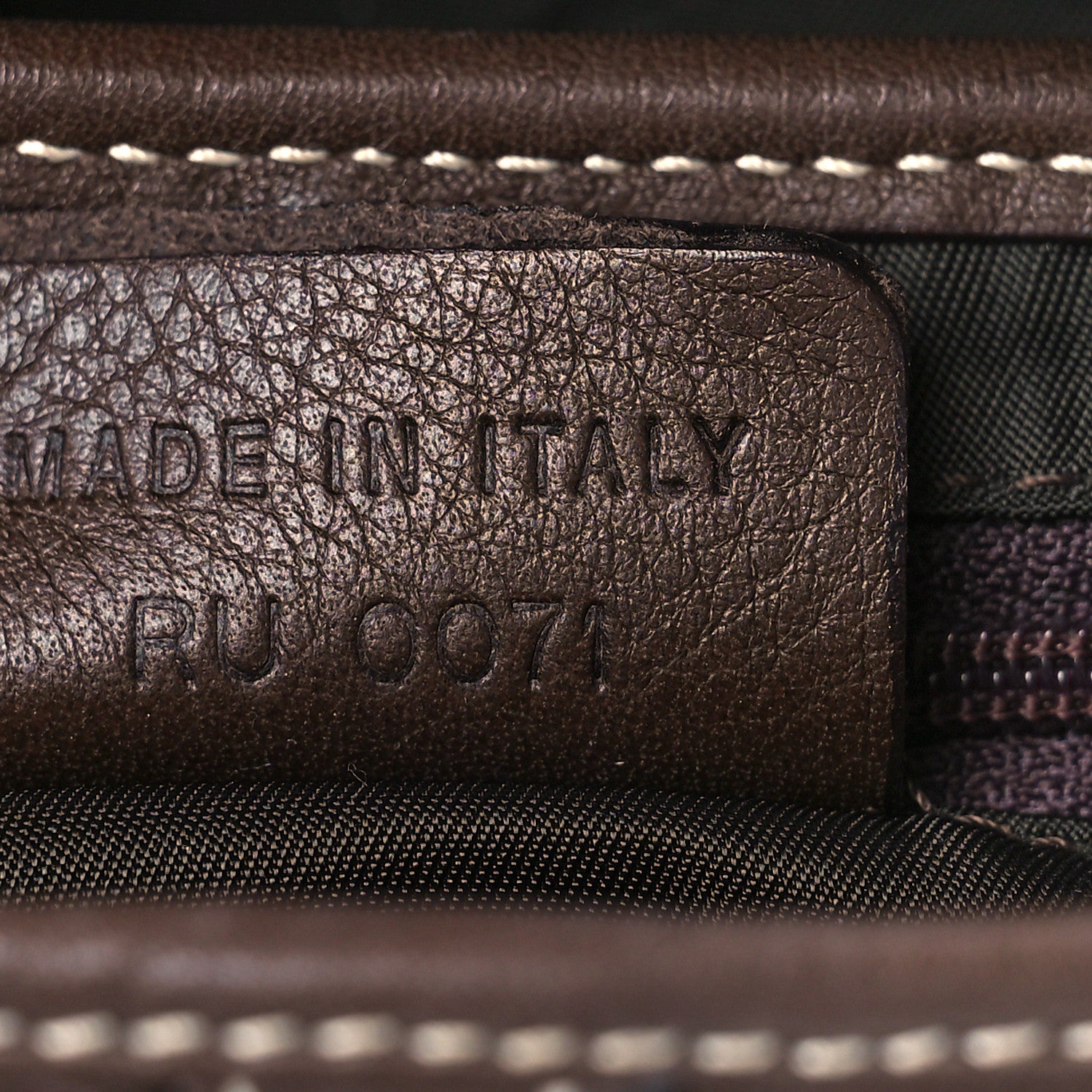 Christian Dior Calfskin Saddle Bag Brown 8 of 15