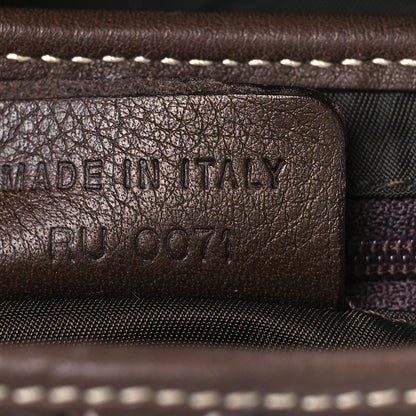 Christian Dior Calfskin Saddle Bag Brown 8 of 15