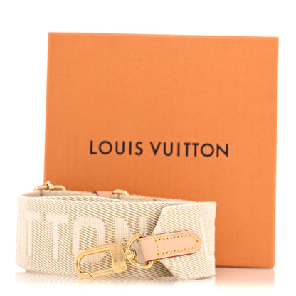 Louis Vuitton Jacquard High Rise Shoulder Strap Beige 8 of 8