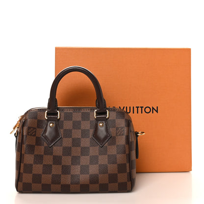 Louis Vuitton Damier Ebene Speedy Bandouliere 20 17 of 19