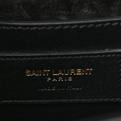 Saint Laurent Calfskin Small Classic Monogram Kate Tassel Satchel Black 6 of 9