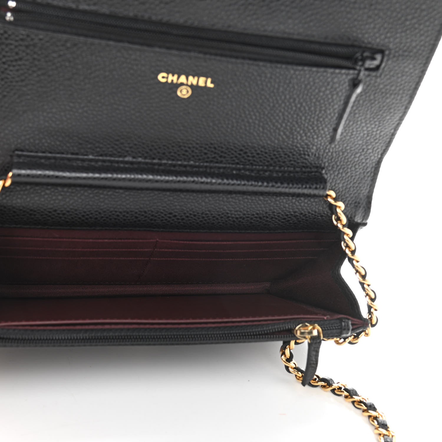 Chanel Caviar Quilted Wallet On Chain WOC Black 7 of 11