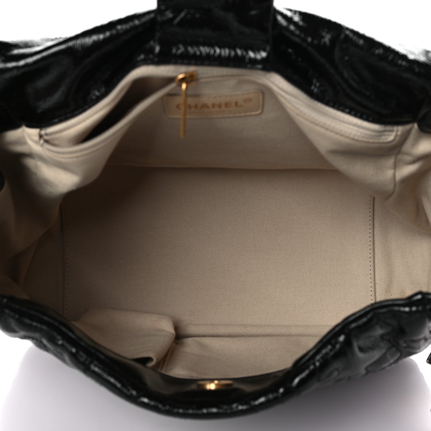 Chanel Patent Puzzle Accordion Flap Bag Black 7 of 11