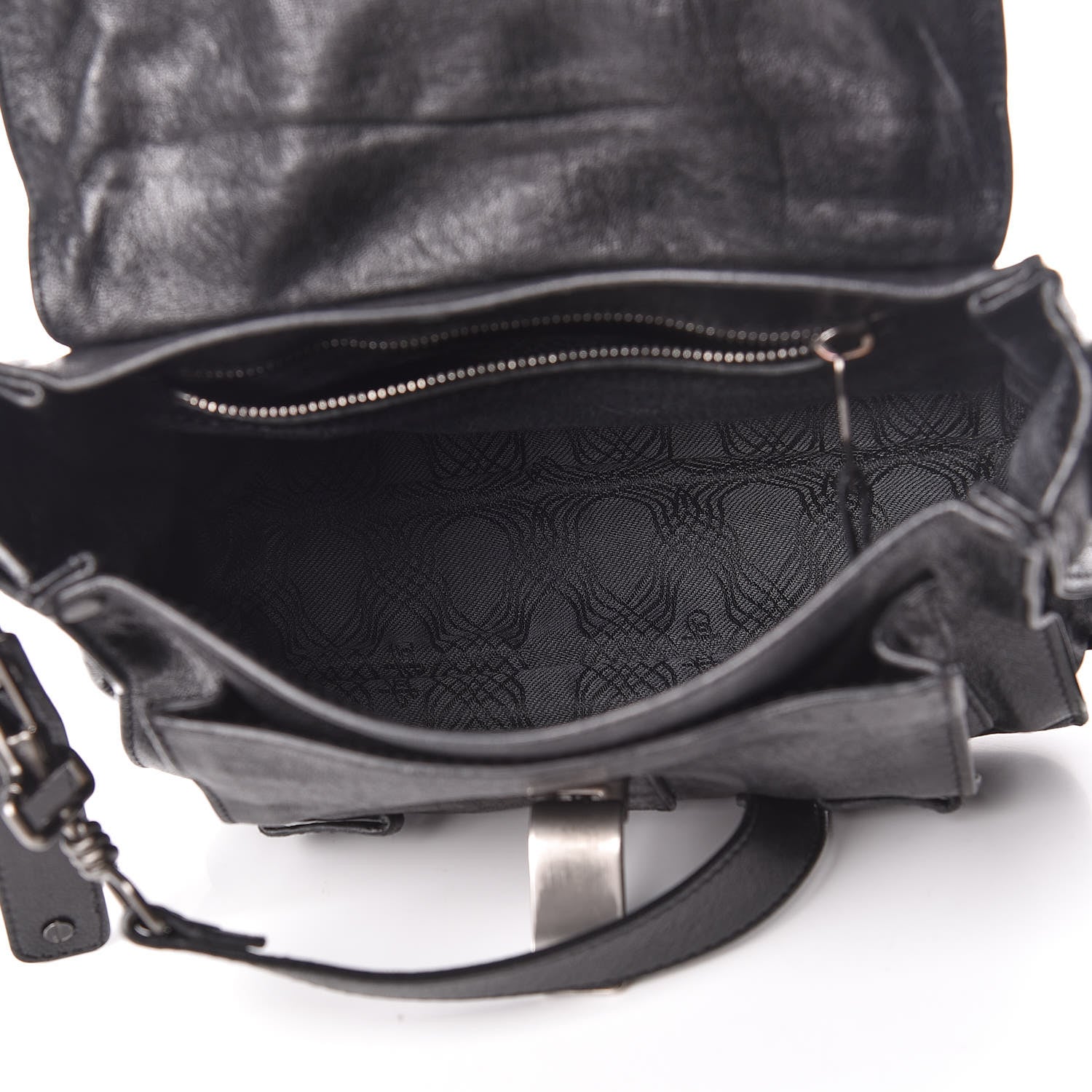 Proenza Schouler Lambskin PS1 Mini Pouch Messenger Black 5 of 27