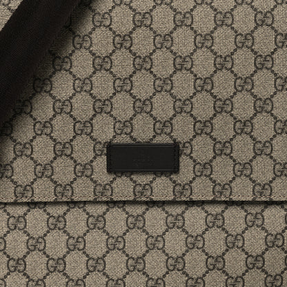 Gucci GG Plus Monogram Messenger Diaper Bag Dark Brown 9 of 13