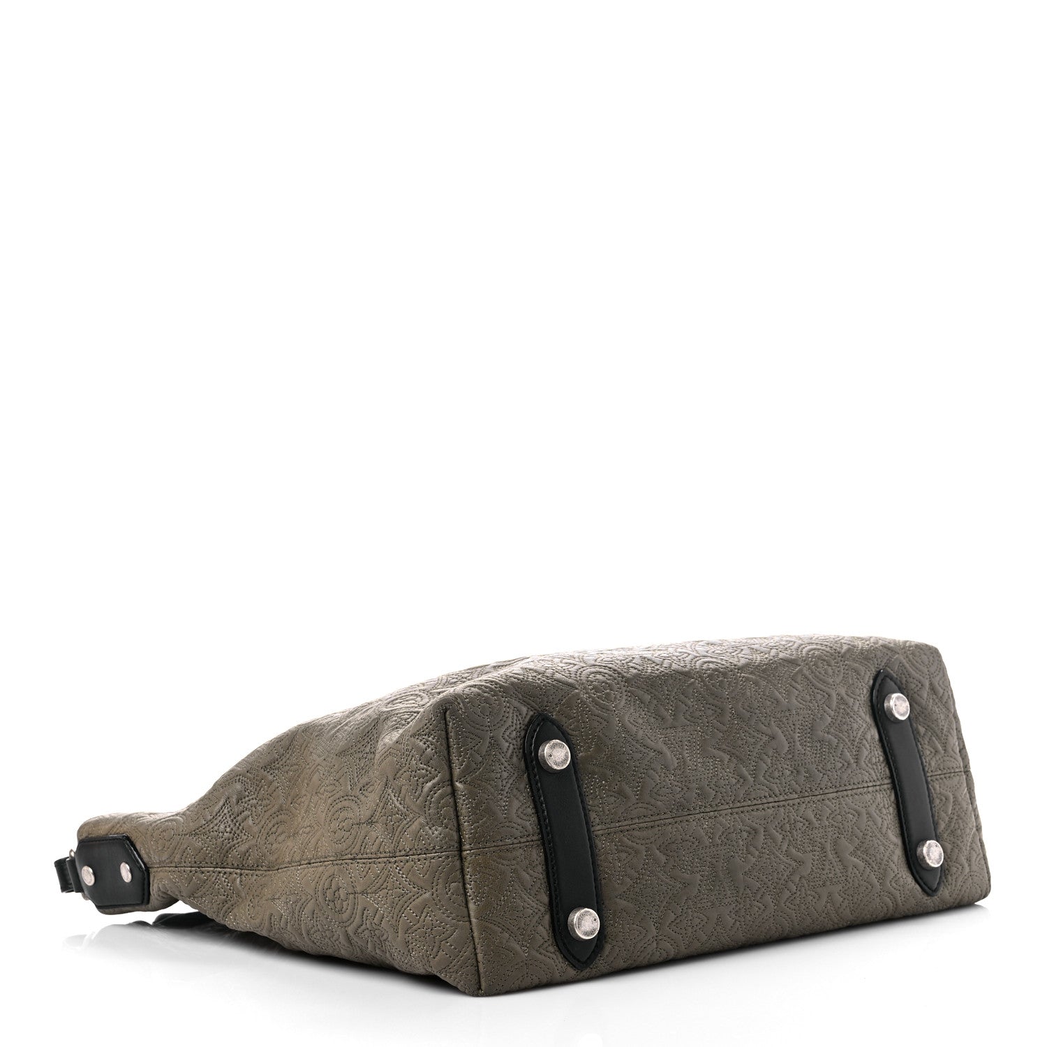 Louis Vuitton Lambskin Antheia Hobo PM Olive 4 of 12