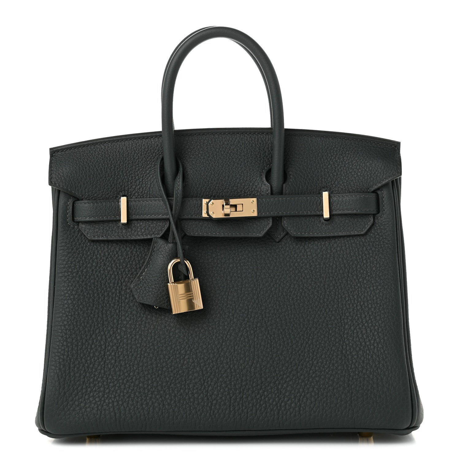Hermes Togo Birkin 25 Vert Mangrove 1 of 9