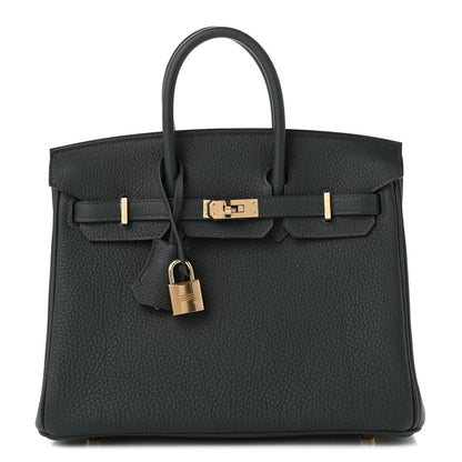 Hermes Togo Birkin 25 Vert Mangrove 1 of 9