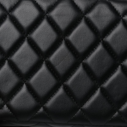 Chanel Lambskin Quilted Mini Golden Plate Flap Black 11 of 14