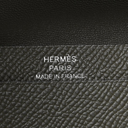 Hermes Epsom Bearn Card Holder Wallet Vert Maquis 6 of 8