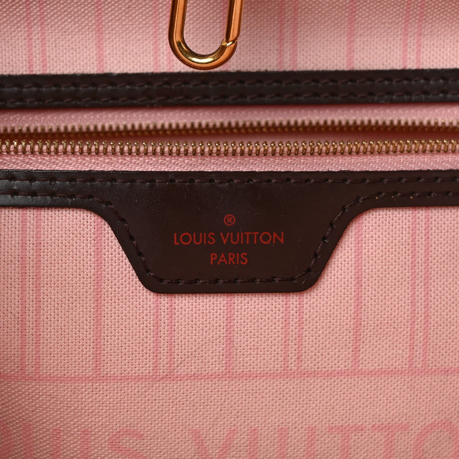 Louis Vuitton Damier Ebene Neo Neverfull MM Rose Ballerine 6 of 11