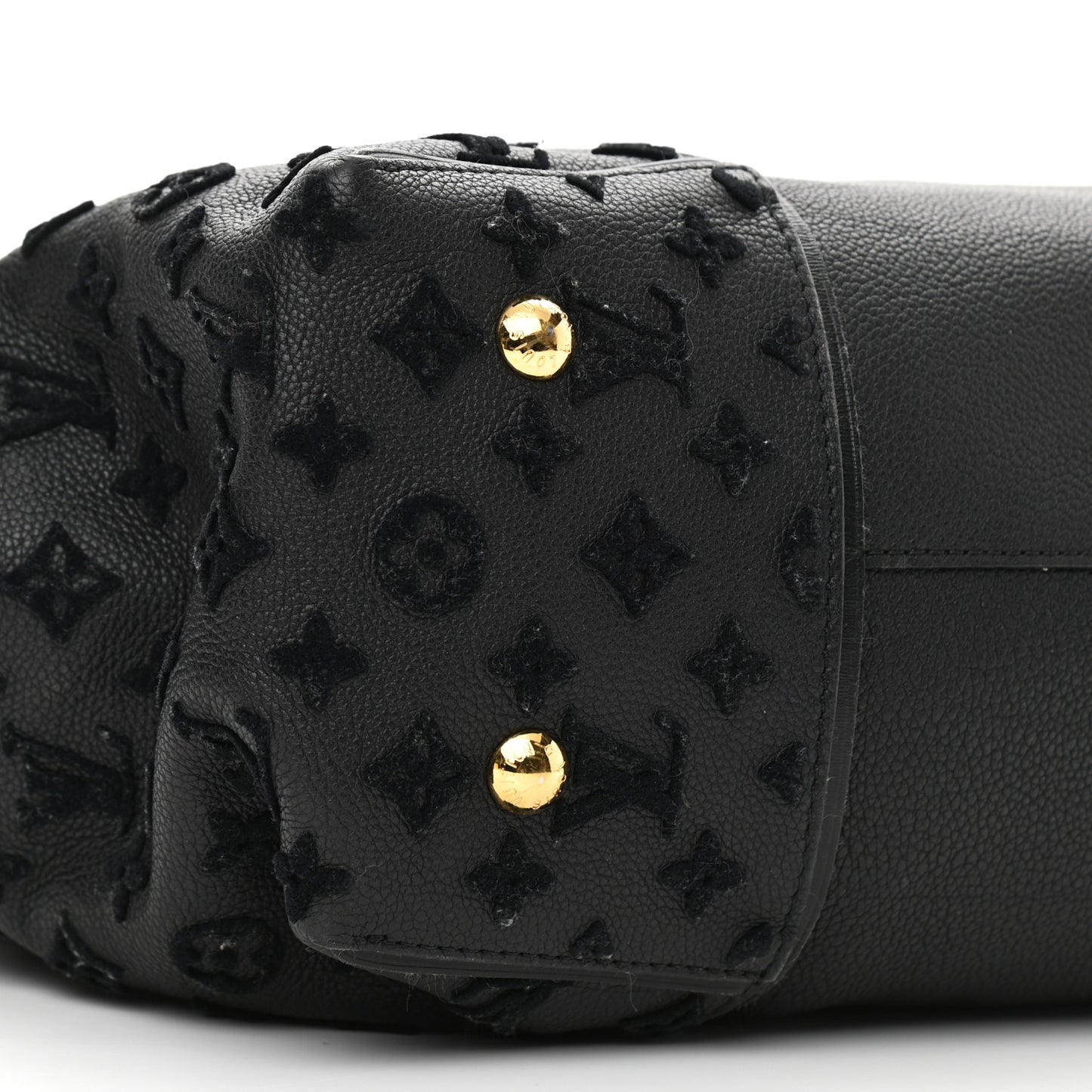 Cuir Orfevre Veau Cachemire Tote W GM Black