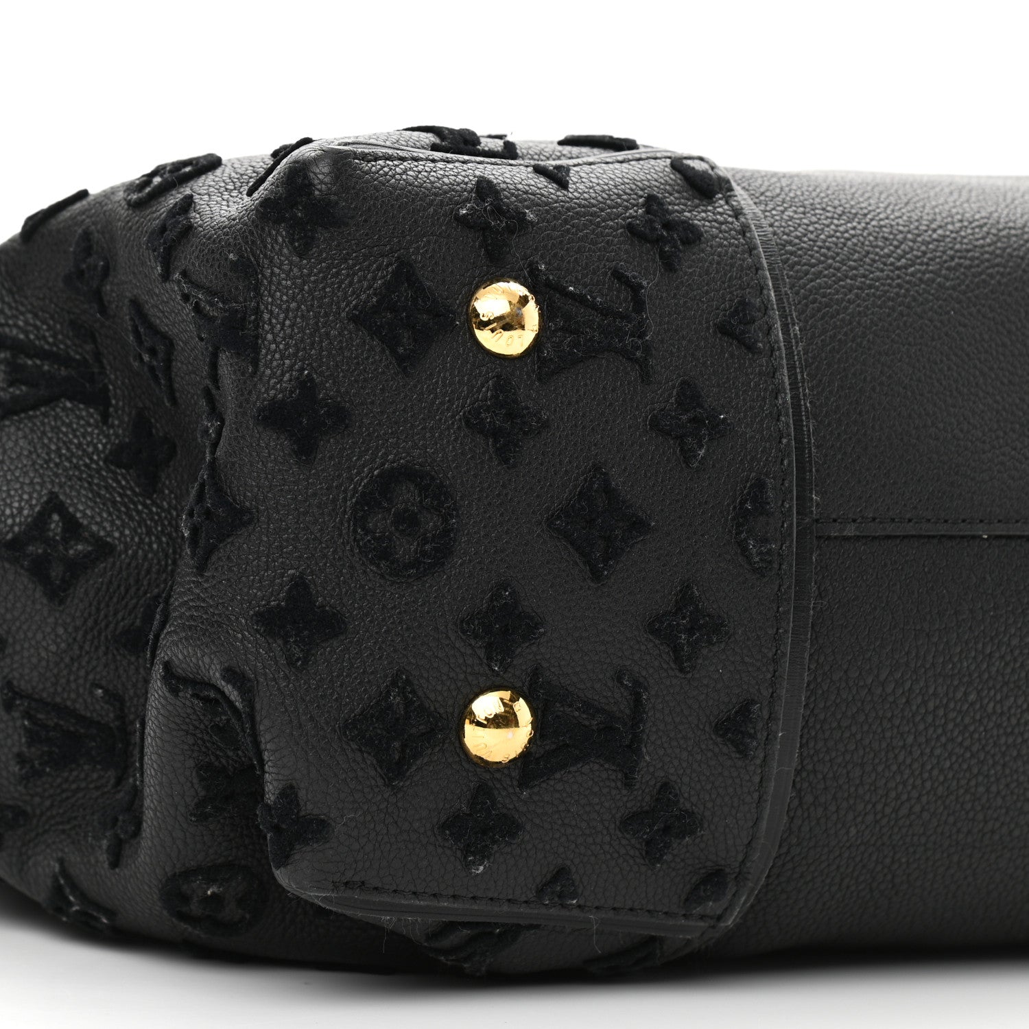 Louis Vuitton Cuir Orfevre Veau Cachemire Tote W GM Black 8 of 14