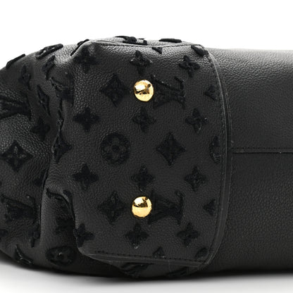 Louis Vuitton Cuir Orfevre Veau Cachemire Tote W GM Black 8 of 14
