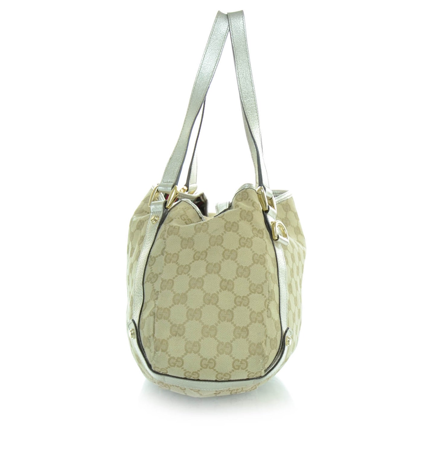 Monogram Medium Abbey Shoulder Bag Metallic