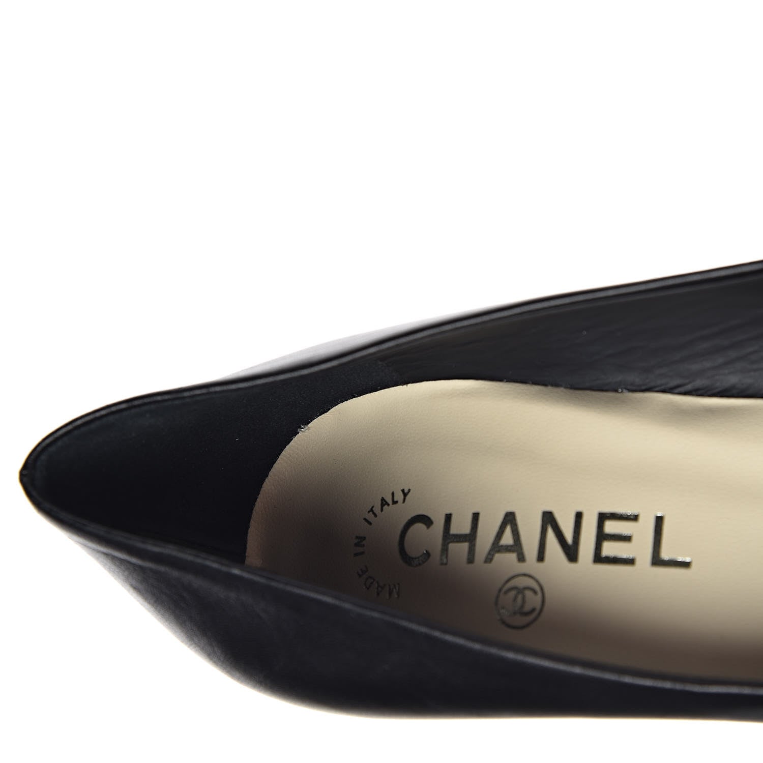 Chanel Lambskin Camellia Pumps 37.5 Black 12 of 12
