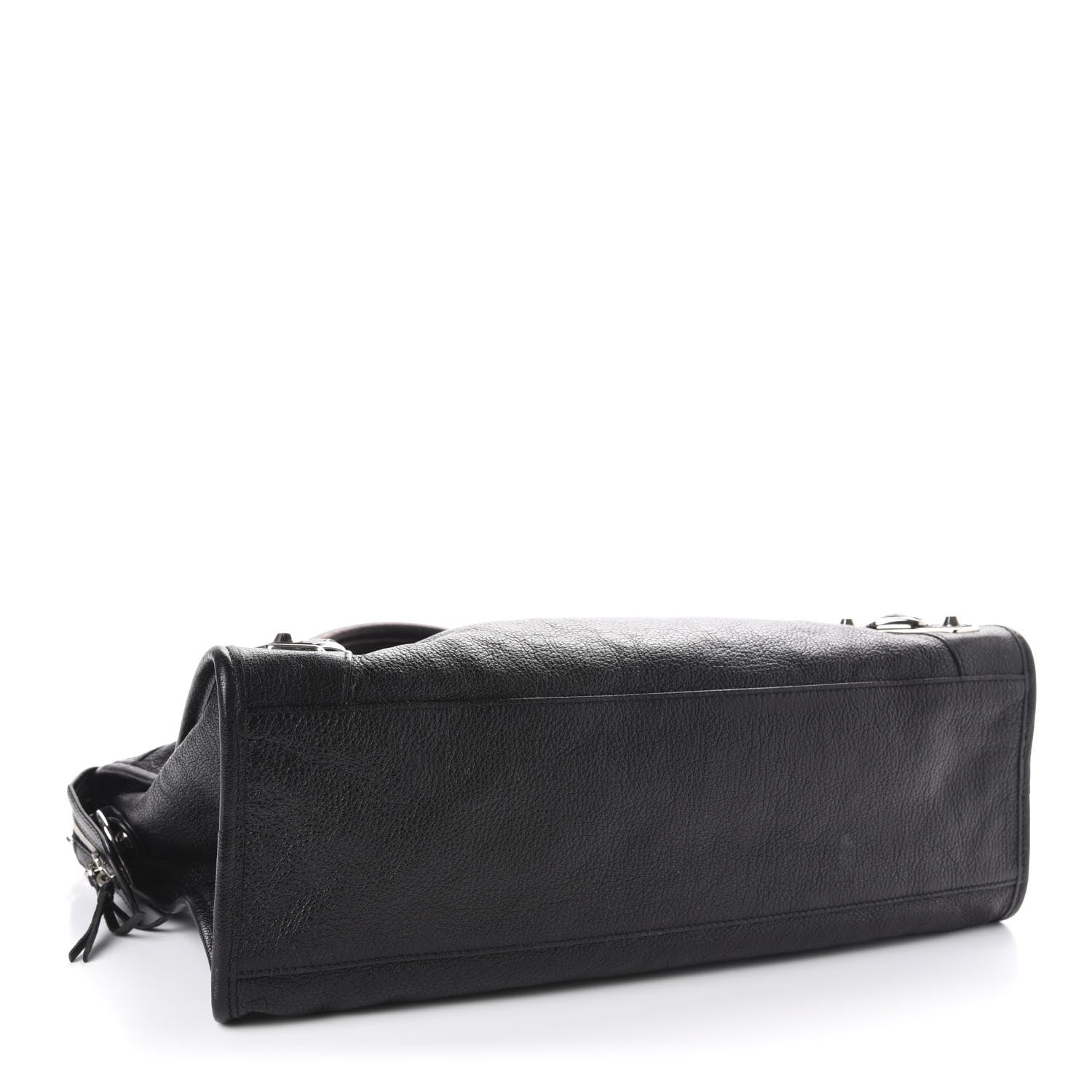 Balenciaga Chevre Silver Metallic Edge Hardware City Black 4 of 11