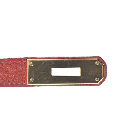 Hermes Chevre Mysore Kelly Sellier 28 Vermillion 28 of 40
