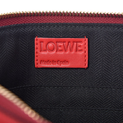 Loewe Calfskin Puzzle Flat Pouch Red 6 of 6