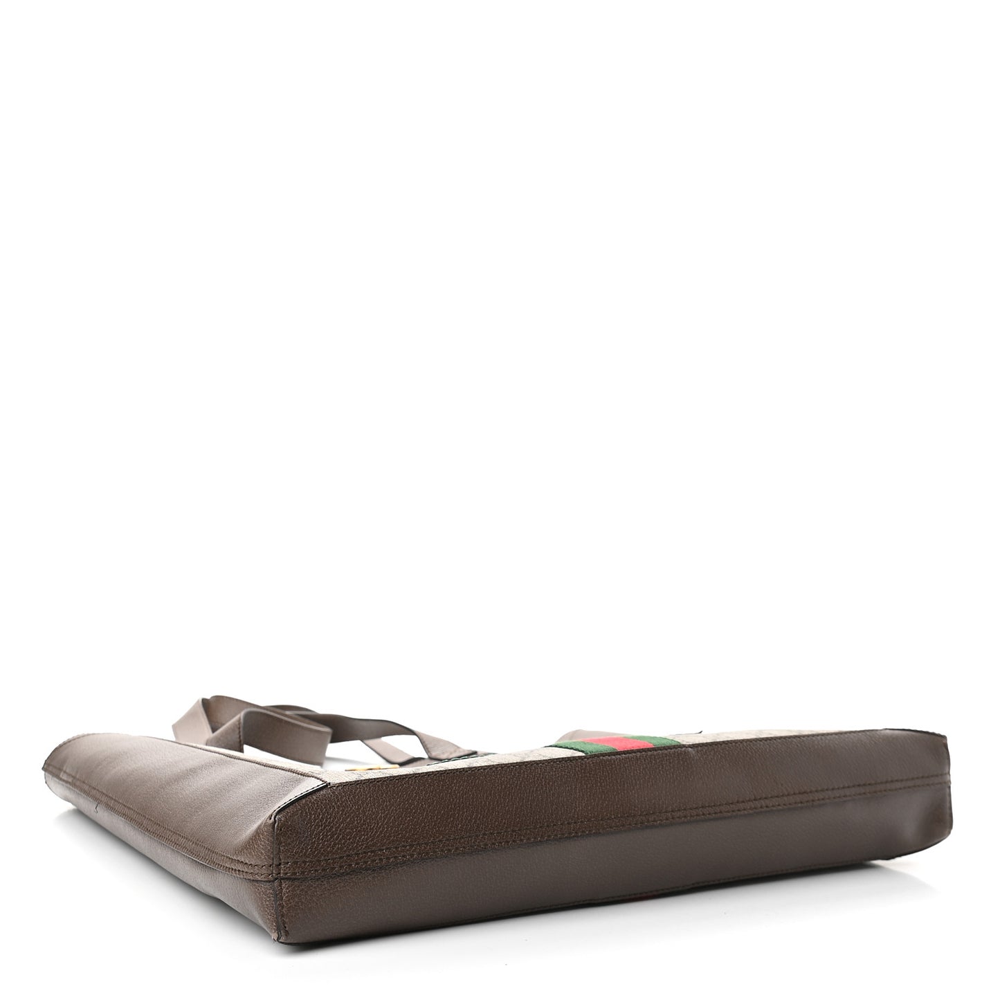 GG Supreme Monogram Web Large DIY Ophidia Vertical Shopping Tote Brown