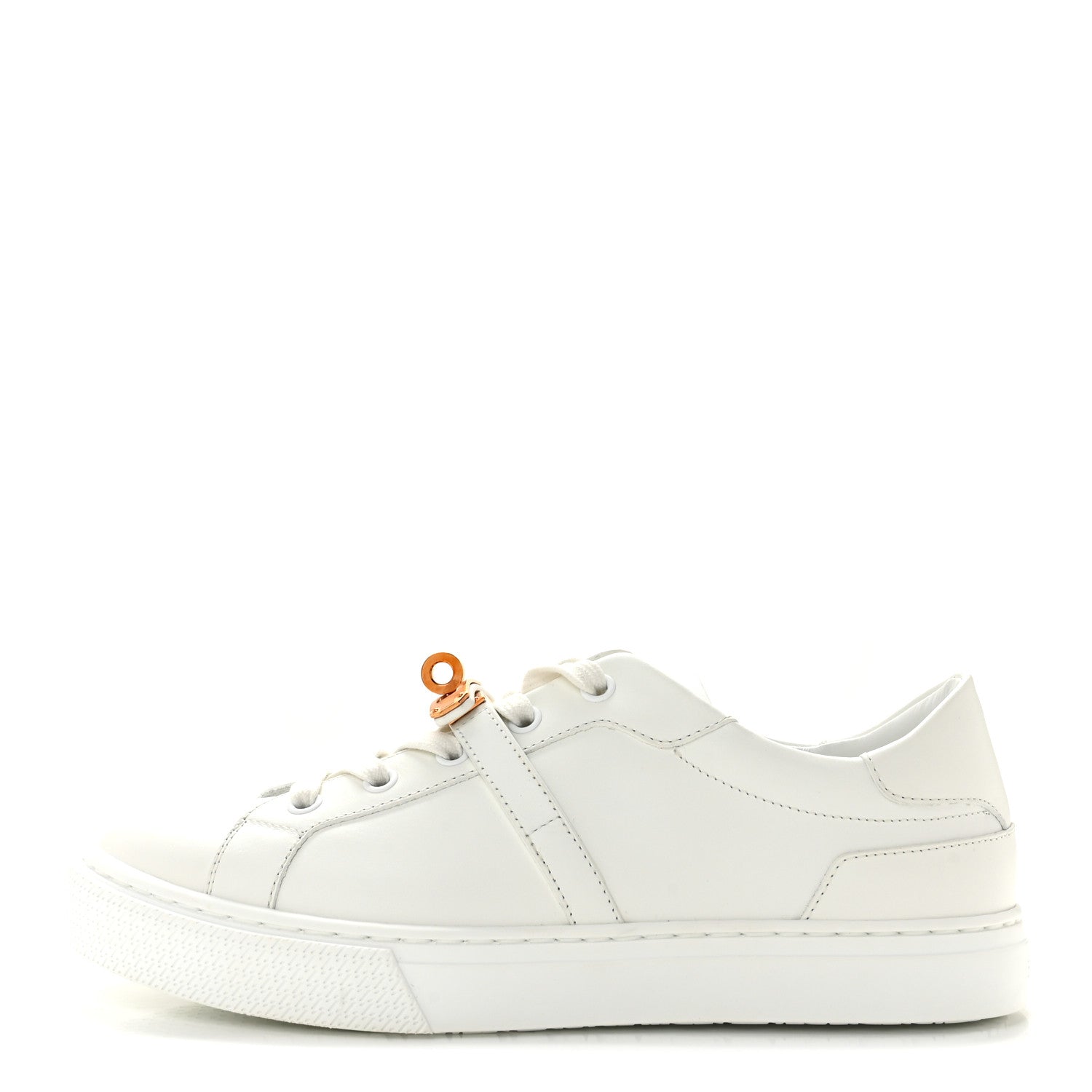 Hermes Calfskin Day Sneakers 37.5 White 1 of 11