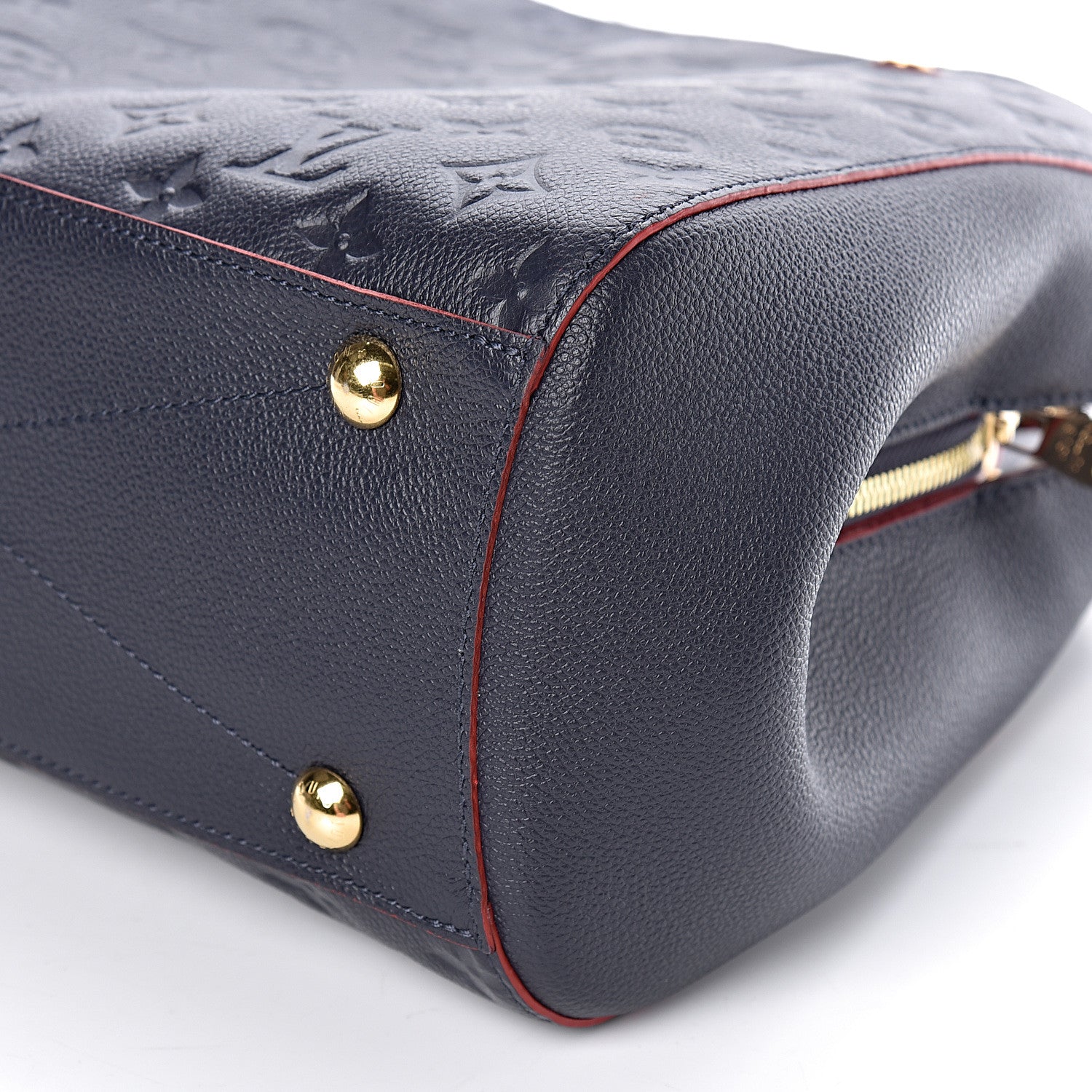 Louis Vuitton Empreinte Montaigne MM Marine Rouge 9 of 10
