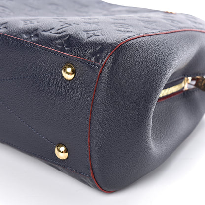 Louis Vuitton Empreinte Montaigne MM Marine Rouge 9 of 10