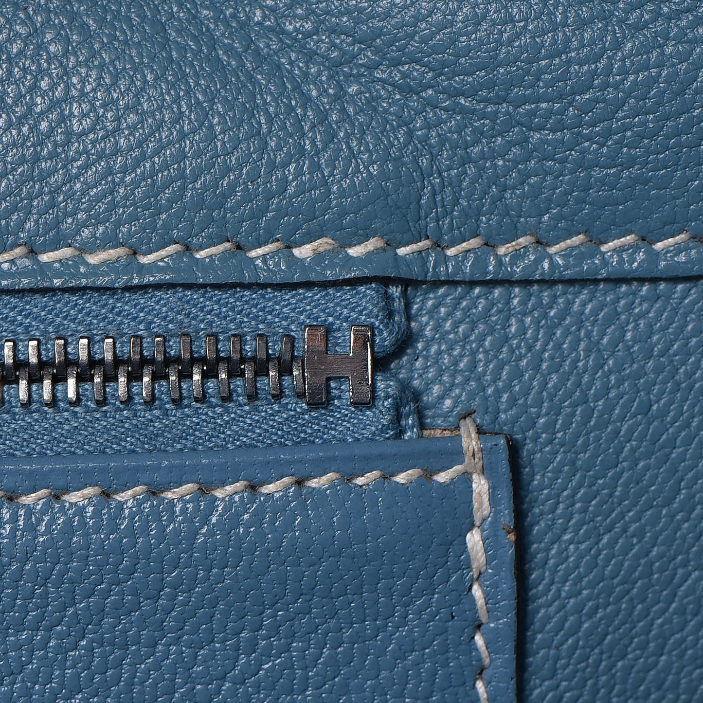 Togo Birkin 35 Blue Jean