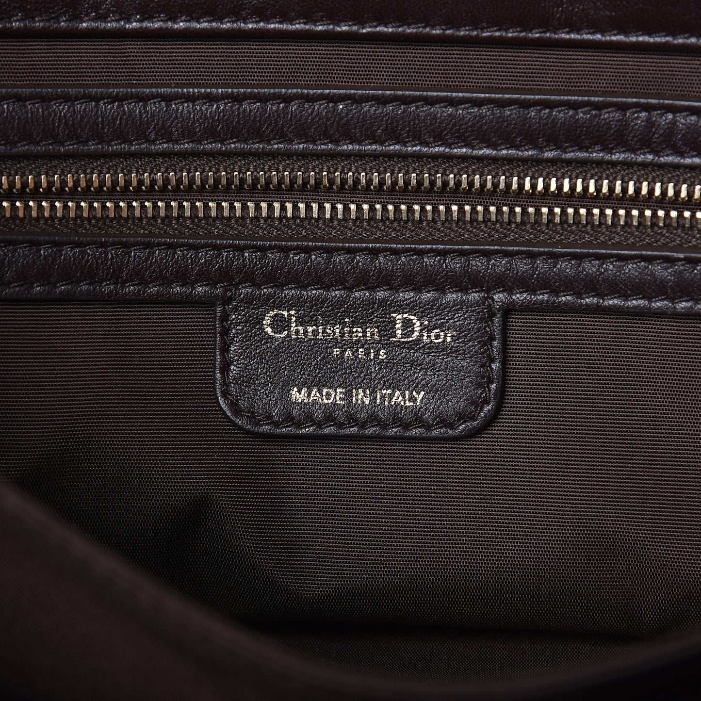 Lambskin Cannage Large New Lock Flap Bag Brown