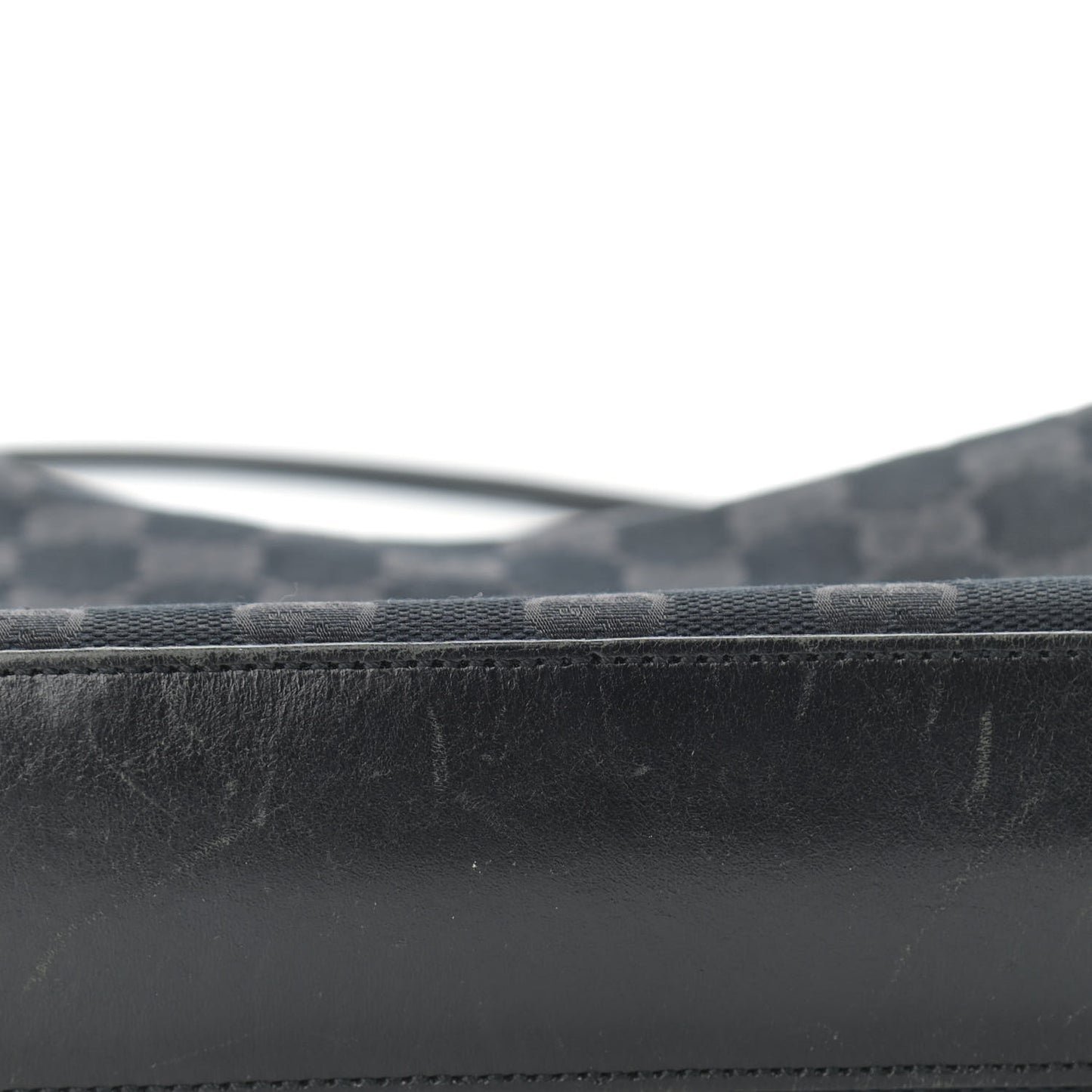 Monogram GG Clasp Hobo Black