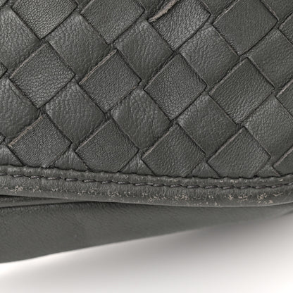 Bottega Veneta Nappa Intrecciato Mini Flap Crossbody Light Grey 13 of 17