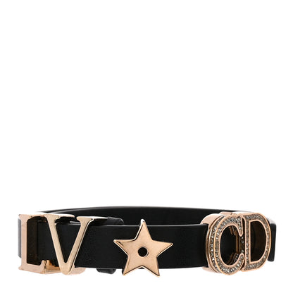 Christian Dior Calfskin My ABDior Double Bracelet Black 1 of 5