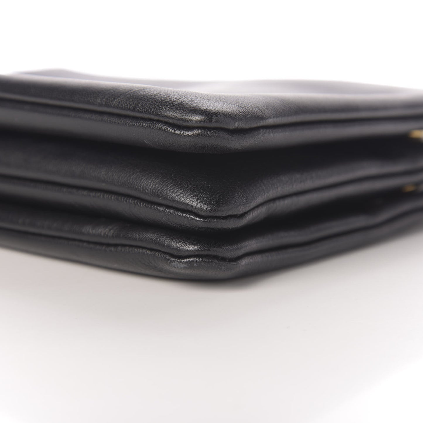 Lambskin Small Trio Crossbody Bag Black