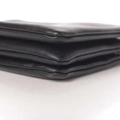 Celine Lambskin Small Trio Crossbody Bag Black 9 of 10