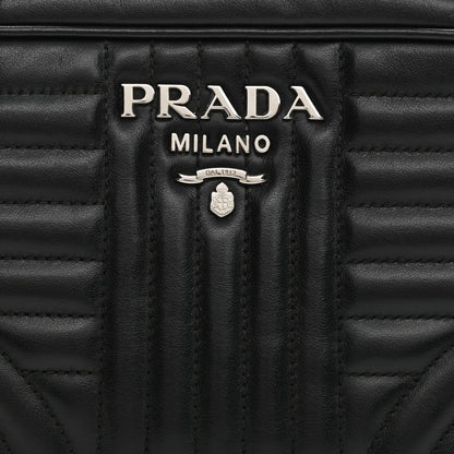 Prada Soft Calfskin Diagramme Camera Bag Black 8 of 13