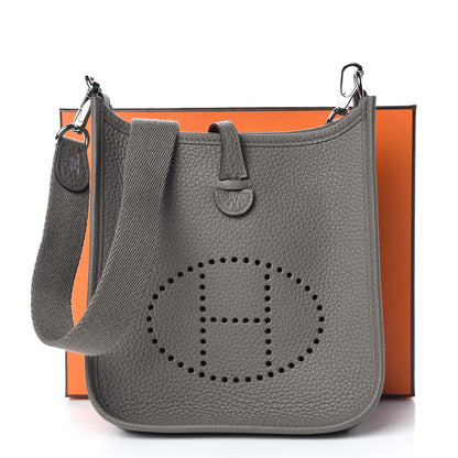 Hermes Taurillon Clemence Evelyne TPM Etain 11 of 11