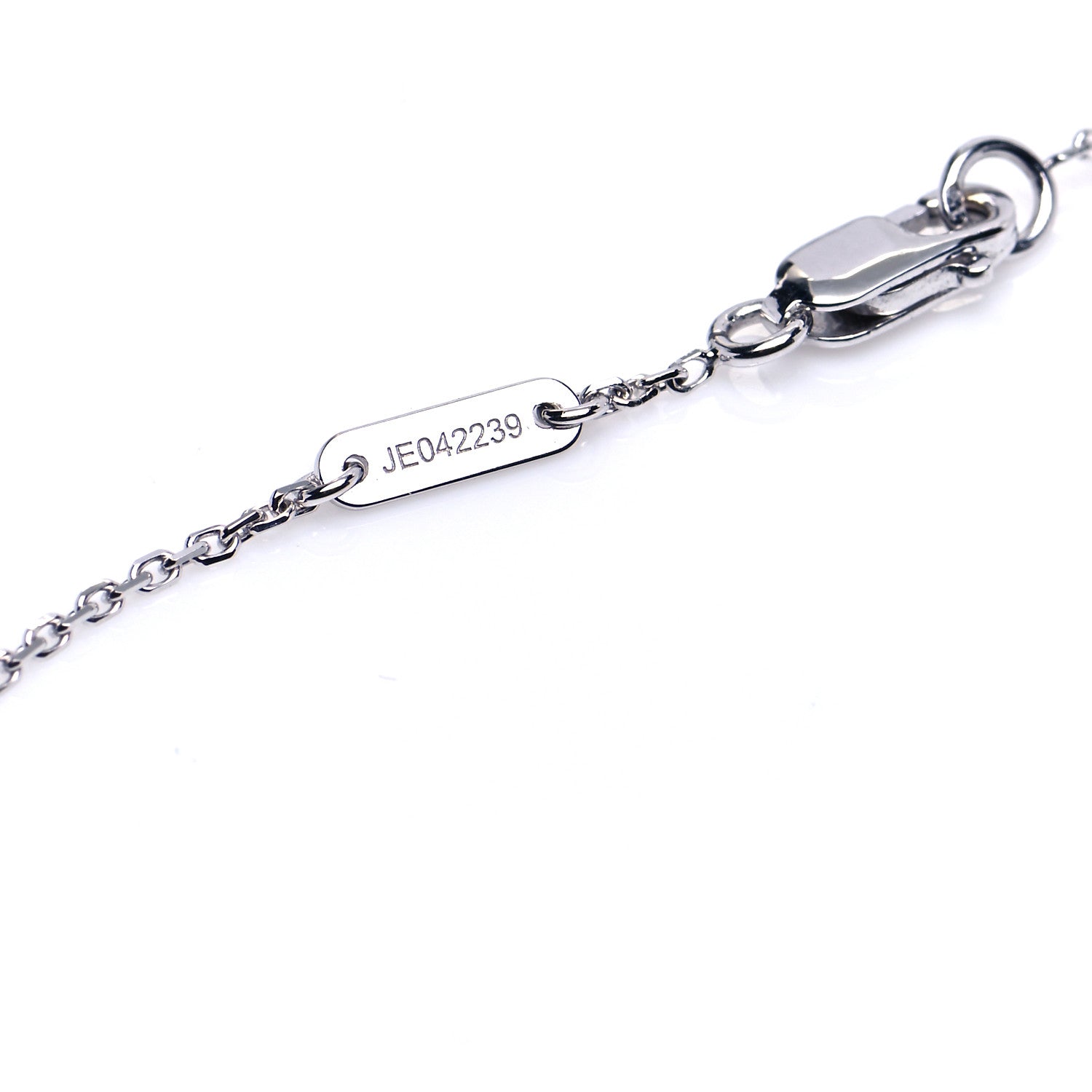 Van Cleef & Arpels 18K White Gold Turquoise Sweet Alhambra Butterfly Bracelet 5 of 7