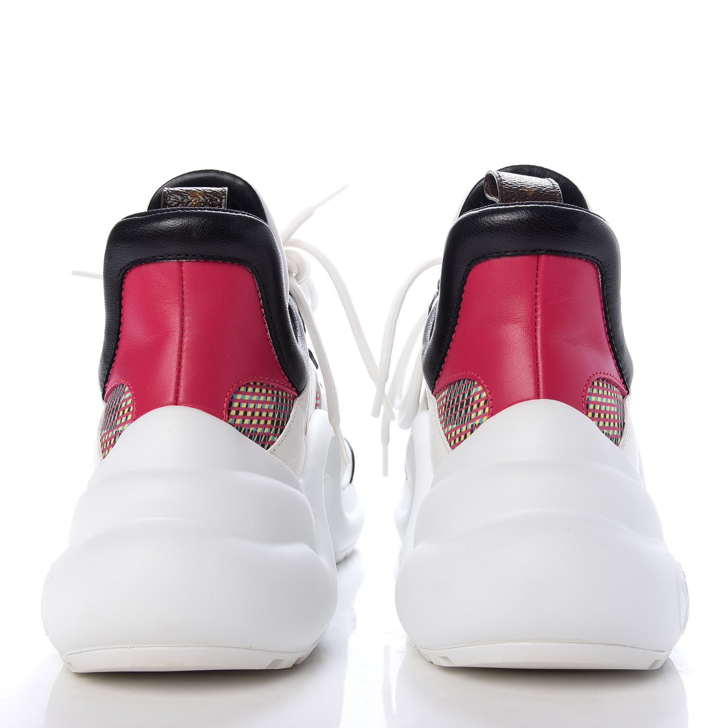 Louis Vuitton Calfskin Nylon LV Pop Archlight Sneaker 37 Rose 6 of 9