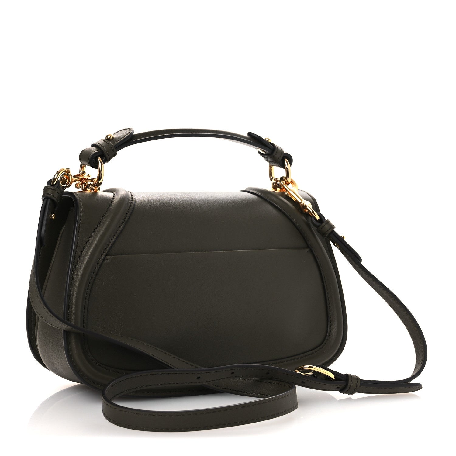 Gucci Roxy Calfskin Blondie Top Handle Bag Luscious Green 3 of 10