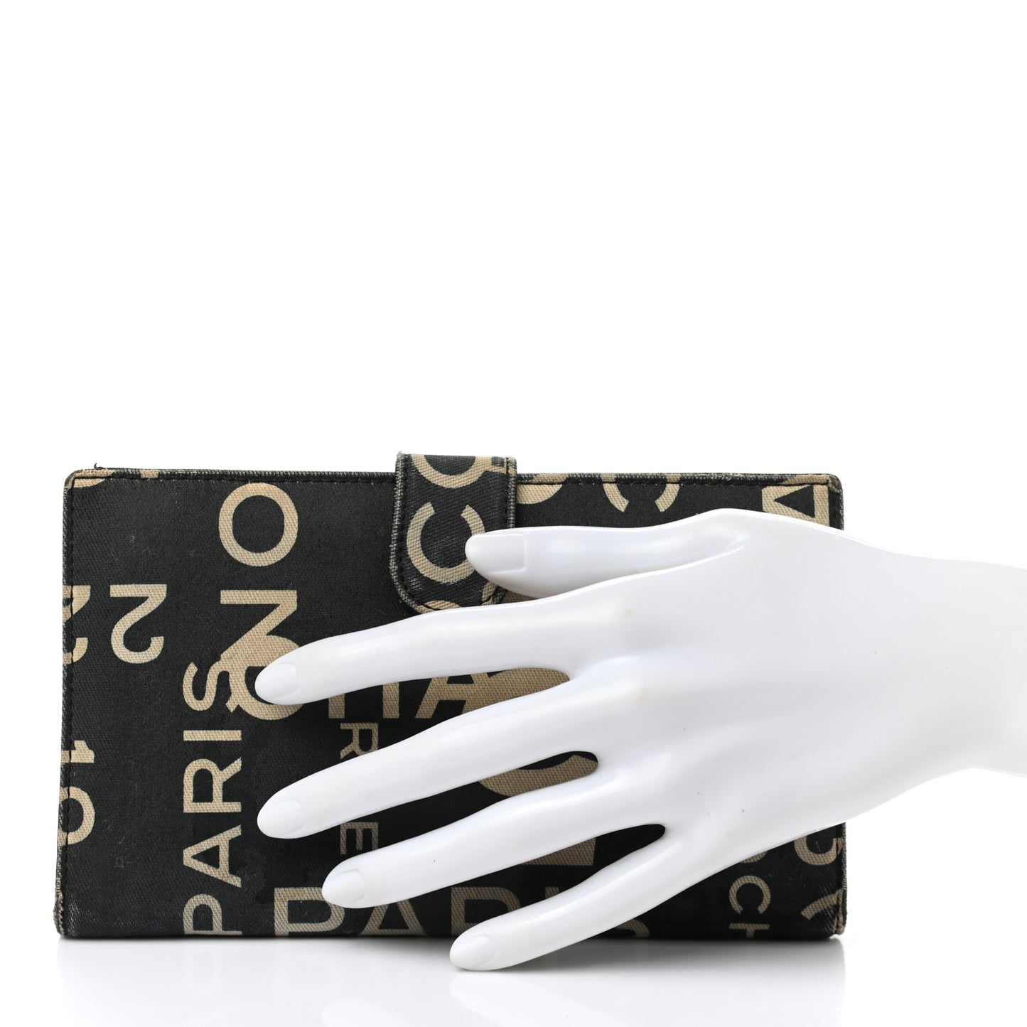 Canvas 31 Rue Cambon French Wallet Black