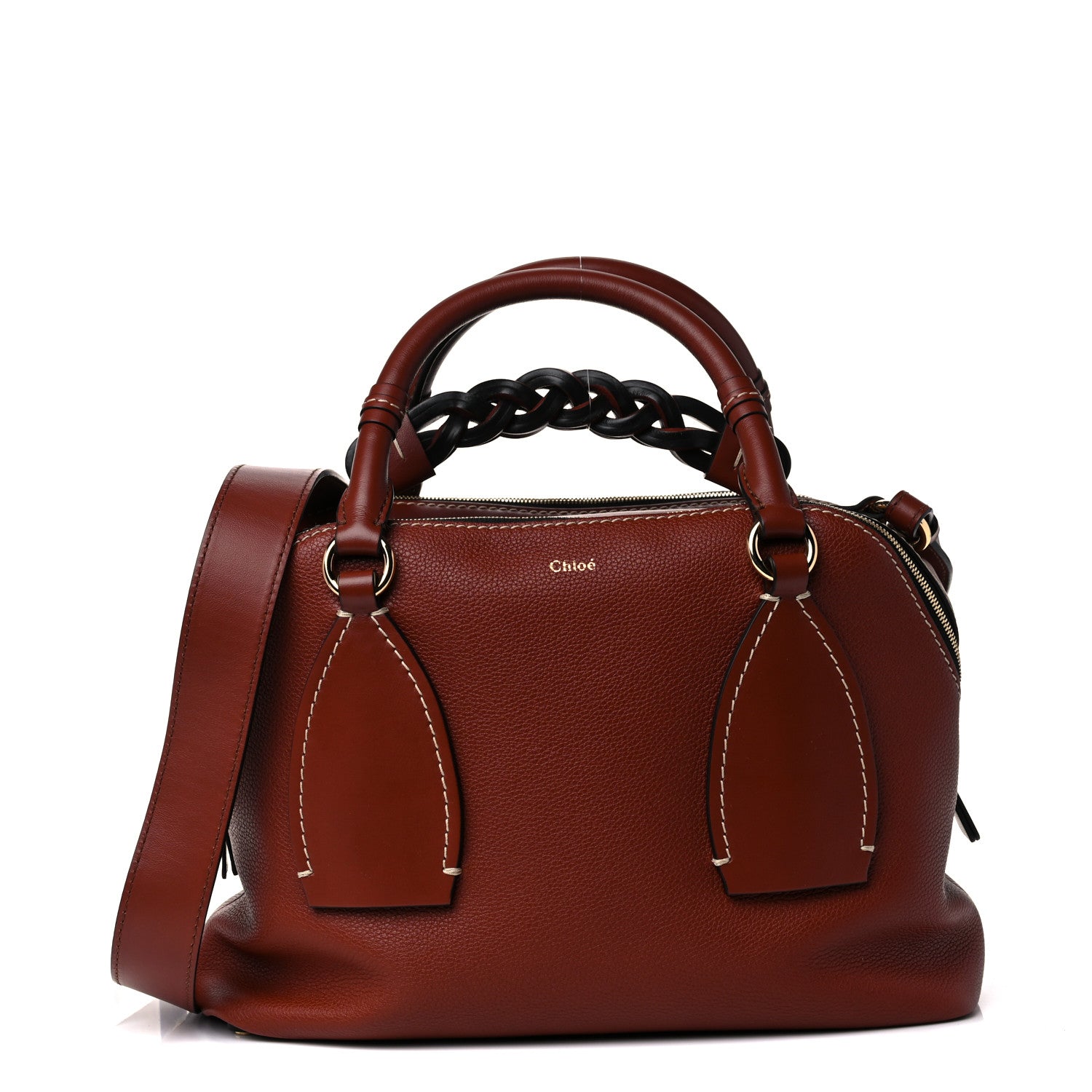 Chloe Calfskin Medium Daria Sepia Brown 1 of 11