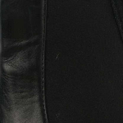 Chanel Calfskin Chain Around Chelsea Boots 38.5 Black 10 of 13